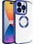 Apple iPhone 15 Pro Uyumlu Kılıf Kamera Korumalı Logo Gösteren Zore Omega Kapak, Midnight 1