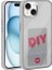 Apple iPhone 15 Uyumlu Kılıf Ekranı Yansıtan Zore Akıllı Nfc Kapak, Gri 1