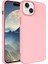 Apple iPhone 15 Uyumlu Kılıf Zore Lsr Lansman Kapak, Pembe Açık 1