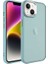 Apple iPhone 14 Uyumlu Kılıf Buzlu Sert Pc Zore May Kapak, Mavi 1