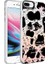 Apple iPhone 7 Plus Uyumlu Kılıf Mermer Desenli Zore Marbello Kapak, Siyah-Beyaz 1