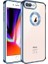 Apple iPhone 7 Plus Uyumlu Kılıf Kamera Korumalı Logo Gösteren Zore Omega Kapak, Sierra Mavi 1