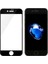 Apple iPhone 7 Uyumlu Zore 3D Muzy Temperli Cam Ekran Koruyucu, Siyah 1