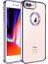 Apple iPhone 8 Plus Uyumlu Kılıf Kamera Korumalı Logo Gösteren Zore Omega Kapak, Lila 1