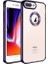 Apple iPhone 8 Plus Uyumlu Kılıf Kamera Korumalı Logo Gösteren Zore Omega Kapak, Derin Mor 1