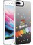 Apple iPhone 8 Plus Uyumlu Kılıf Desenli Zore Silver Sert Kapak, Kalp 1