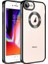 Apple iPhone 8 Uyumlu Kılıf Kamera Korumalı Logo Gösteren Zore Omega Kapak, Siyah 1