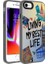 Apple iPhone Se 2020 Uyumlu Kılıf Desenli Zore Dragon Sert Kapak, Seyahat 1