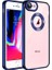 Apple iPhone Se 2020 Uyumlu Kılıf Kamera Korumalı Logo Gösteren Zore Omega Kapak, Lacivert 1