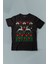 Kendim Seçtim Yılbaşı Hediye Geyik 2024 Christmas Happy New Year Baskılı Siyah T-Shirt Çocuk Tişört 1