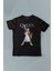 The Queen Kraliçe Elizabeth The Crown Baskılı Siyah T-Shirt Çocuk Tişört 1