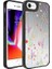 Apple iPhone Se 2022 Uyumlu Kılıf Aynalı Desenli Kamera Korumalı Parlak Zore Mirror Kapak, Dallar 1