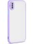 Apple iPhone x Uyumlu Kılıf Zore Hux Kapak, Lila 1