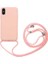 Apple iPhone x Uyumlu Kılıf Zore Ropi Kapak, Pembe Açık 1