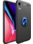 Apple iPhone Xr Uyumlu Kılıf Zore Ravel Silikon Kapak, Siyah-Mavi 1
