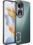 Huawei Honor 90 Uyumlu Kılıf Kamera Korumalı Logo Gösteren Zore Omega Kapak, Siyah 1
