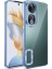 Huawei Honor 90 Uyumlu Kılıf Kamera Korumalı Logo Gösteren Zore Omega Kapak, Gümüş 1
