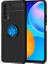 Huawei P Smart 2021 Uyumlu Kılıf Zore Ravel Silikon Kapak, Siyah-Mavi 1