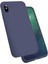 Apple iPhone x Uyumlu Kılıf Zore Silk Silikon, Lacivert 1