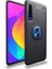 Huawei P Smart Pro 2019 Uyumlu Kılıf Zore Ravel Silikon Kapak, Siyah-Mavi 1