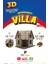 212TOYZZ 3D Boyanabilir Ahşap Villa Maketi - Çocuklar Için Eğitici Oyuncak 1