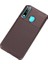 Huawei P30 Lite Uyumlu Kılıf Zore Negro Silikon Kapak, Kahverengi 1