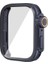 Huawei Watch Fit 3 Uyumlu - Apple Watch Ultra 49MM Kasa Dönüştürücü ve Ekran Koruyucu Zore Watch Gard 33, Lacivert 1