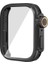 Huawei Watch Fit 3 Uyumlu - Apple Watch Ultra 49MM Kasa Dönüştürücü ve Ekran Koruyucu Zore Watch Gard 33, Siyah 1