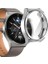 Huawei Watch Gt 3 Pro 46MM Uyumlu Zore Watch Gard 02 Koruyucu Silikon, Gümüş 2