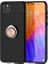 Huawei Y5P Uyumlu Kılıf Zore Ravel Silikon Kapak, Siyah-Rose Gold 1