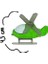 Yeşil Helikopter Silgi 4