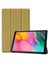 Huawei T3 10 Inç Uyumlu Zore Smart Cover Standlı 1-1 Kılıf, Gold 1