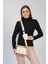 Kadın Krem Cüzdanlı Omuz ve Postacı Çantası JPM4009 Krem Taba Camel Pudra 3
