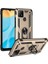 Oppo A15S Uyumlu Kılıf Zore Vega Kapak, Gold 1