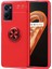 Oppo A36 Uyumlu Kılıf Zore Ravel Silikon Kapak, Kırmızı 1