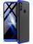Realme 5i Uyumlu Kılıf Zore Ays Kapak, Siyah-Mavi 1
