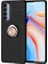 Oppo Reno 4 Pro 4g Uyumlu Kılıf Zore Ravel Silikon Kapak, Siyah-Rose Gold 1
