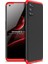 Realme 7 Pro Uyumlu Kılıf Zore Ays Kapak, Siyah-Kırmızı 1