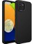 Samsung Galaxy A03 Uyumlu Kılıf Metal Çerçeve ve Buton Tasarımlı Silikon Zore Luna Kapak, Siyah 1