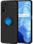 Realme 7 Pro Uyumlu Kılıf Zore Ravel Silikon Kapak, Siyah-Mavi 1