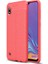 Samsung Galaxy A10 Uyumlu Kılıf Zore Niss Silikon Kapak, Kırmızı 1