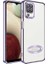 Samsung Galaxy A12 Uyumlu Kılıf Kamera Korumalı Logo Gösteren Zore Omega Kapak, Lila 1