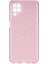 Samsung Galaxy A12 Uyumlu Kılıf Zore Shining Silikon, Rose Gold 1