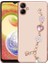 Samsung Galaxy A04 Uyumlu Kılıf El Tutamaçlı Kamera Korumalı Zore Taka Silikon Kapak, Pembe 1