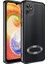 Samsung Galaxy A04 Uyumlu Kılıf Kamera Korumalı Logo Gösteren Zore Omega Kapak, Siyah 1