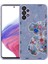 Samsung Galaxy A13 4g Uyumlu Kılıf Desenli Sert Silikon Zore Mumila Kapak, Lilac Bear 1