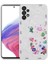 Samsung Galaxy A13 4g Uyumlu Kılıf Desenli Sert Silikon Zore Mumila Kapak, White Cat 1
