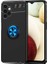 Samsung Galaxy A13 4g Uyumlu Kılıf Zore Ravel Silikon Kapak, Siyah-Mavi 1