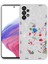 Samsung Galaxy A13 4g Uyumlu Kılıf Desenli Sert Silikon Zore Mumila Kapak, White Rabbit 1