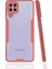 Samsung Galaxy A22 4g Uyumlu Kılıf Zore Parfe Kapak, Pembe 1